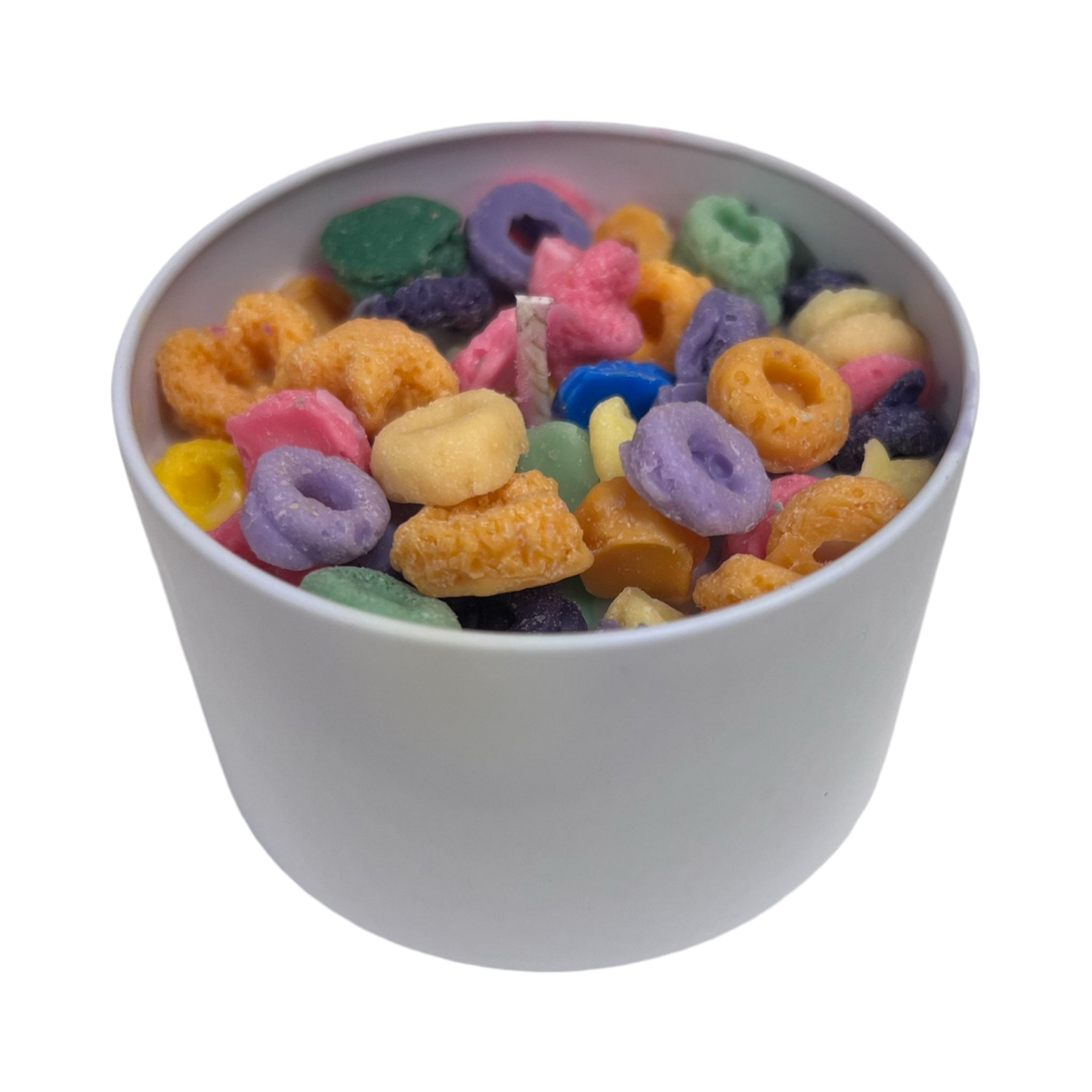 cereal candle, fruit loops, cereal and milk, dessert candle, holiday gift ideas